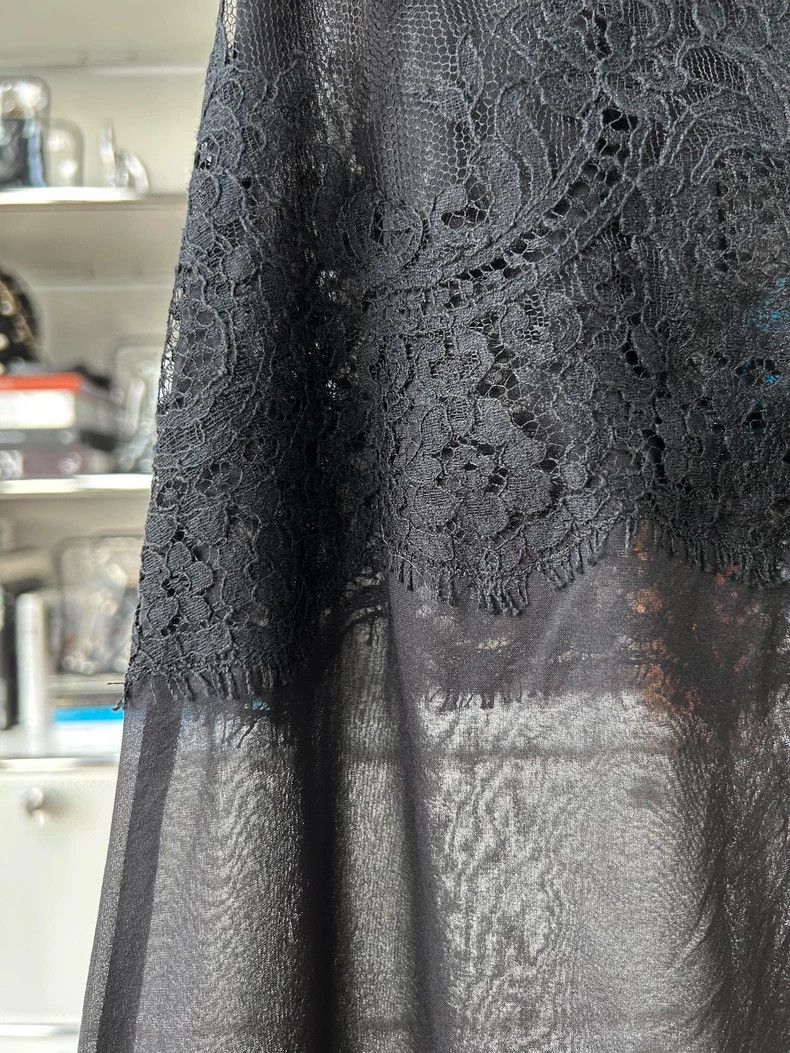 Dolce & Gabbana Elegant Black Lace Half Skirt S/M-yf Size 36" / US 14 / IT 50 - 4 Thumbnail
