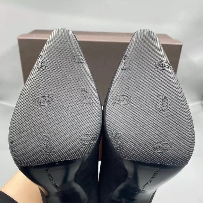 Bottega Veneta Bottega Veneta Black High Heels Size 37.5 Size US 7 / IT 37 - 8 Thumbnail