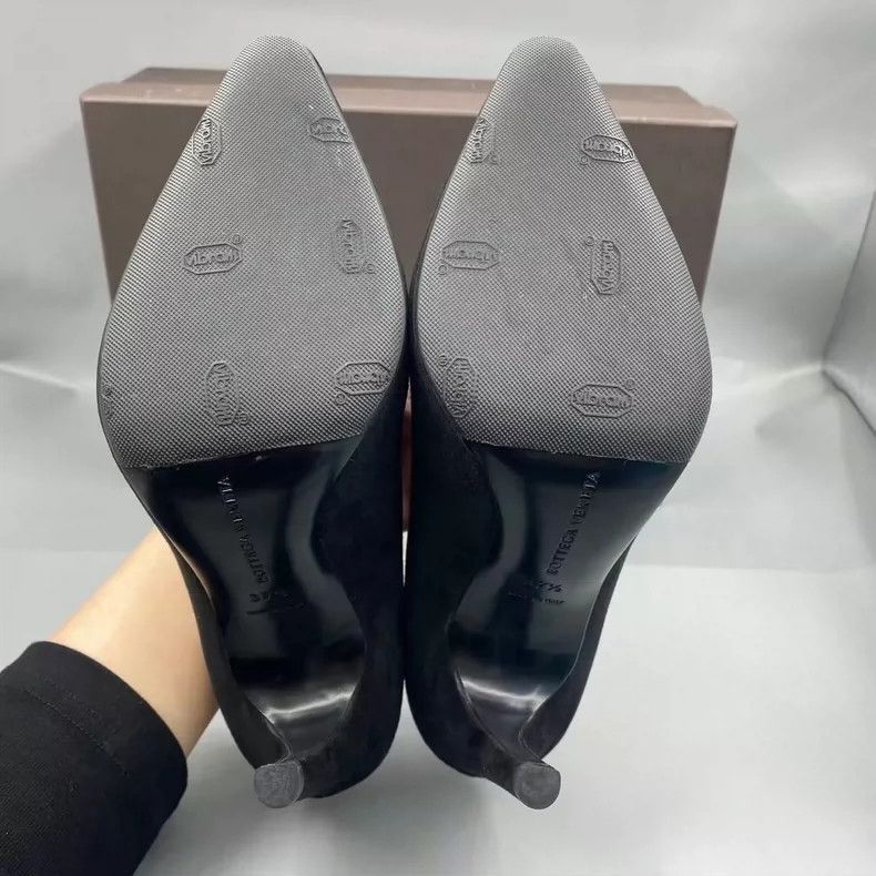 Bottega Veneta Bottega Veneta Black High Heels Size 37.5 Size US 7 / IT 37 - 7 Thumbnail