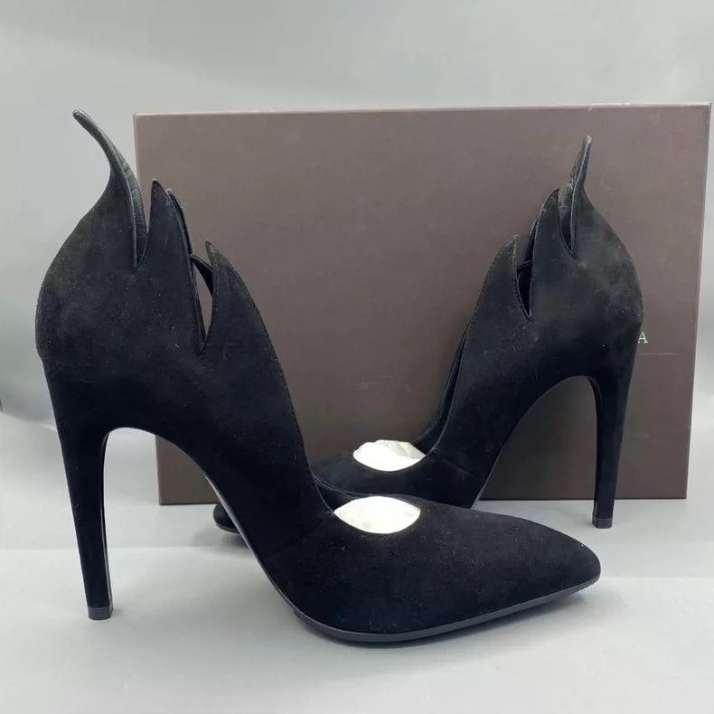 Bottega Veneta Bottega Veneta Black High Heels Size 37.5 Size US 7 / IT 37 - 3 Thumbnail