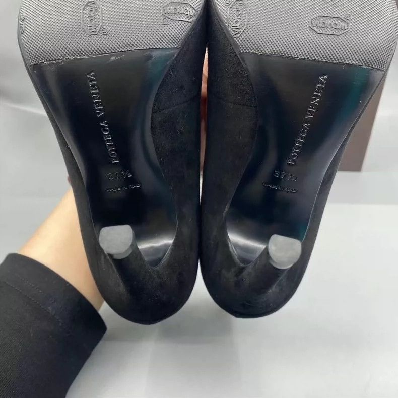 Bottega Veneta Bottega Veneta Black High Heels Size 37.5 Size US 7 / IT 37 - 9 Thumbnail