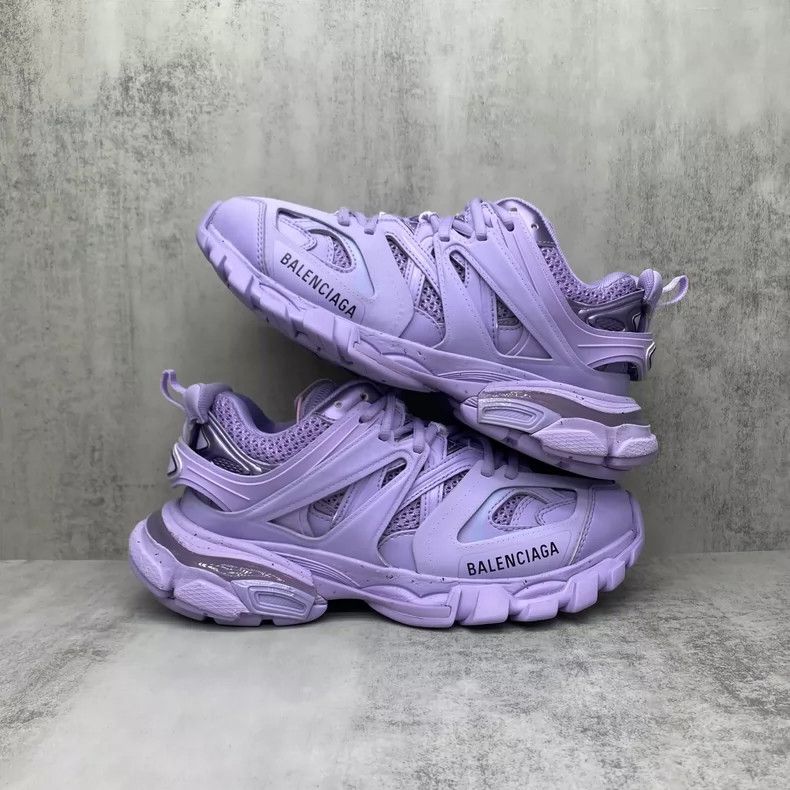 Balenciaga Balenciaga Track Sneakers in Lavender Color Size US 8 / IT 38 - 2 Thumbnail