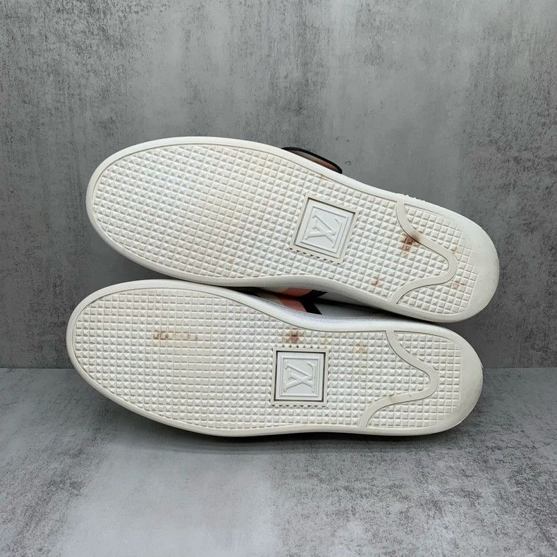 Louis Vuitton White Pink Velcro Sneakers Size 38.5 Size US 8 / IT 38 - 7 Thumbnail