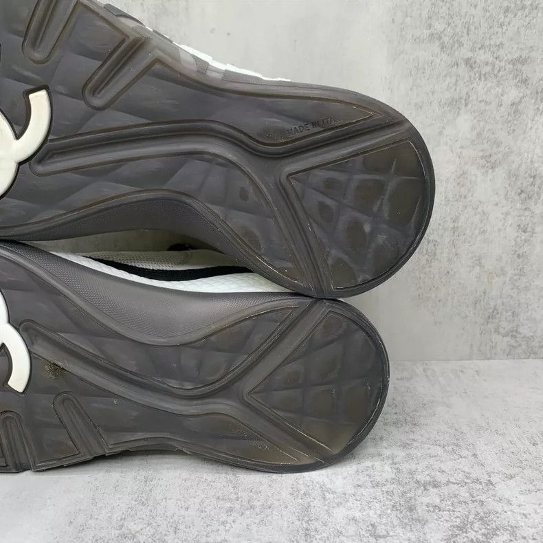 Chanel Chanel Black and White Sports Sneakers Size 37.5 Size US 7 / IT 37 - 9 Thumbnail