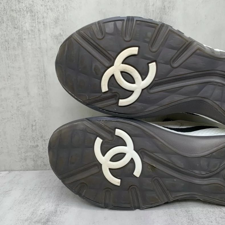 Chanel Chanel Black and White Sports Sneakers Size 37.5 Size US 7 / IT 37 - 8 Thumbnail