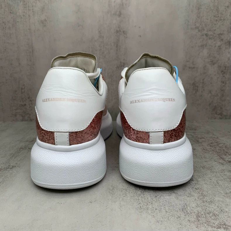 Alexander McQueen Pink Sequin Alexander McQueen Sneakers Size US 7 / IT 37 - 5 Thumbnail
