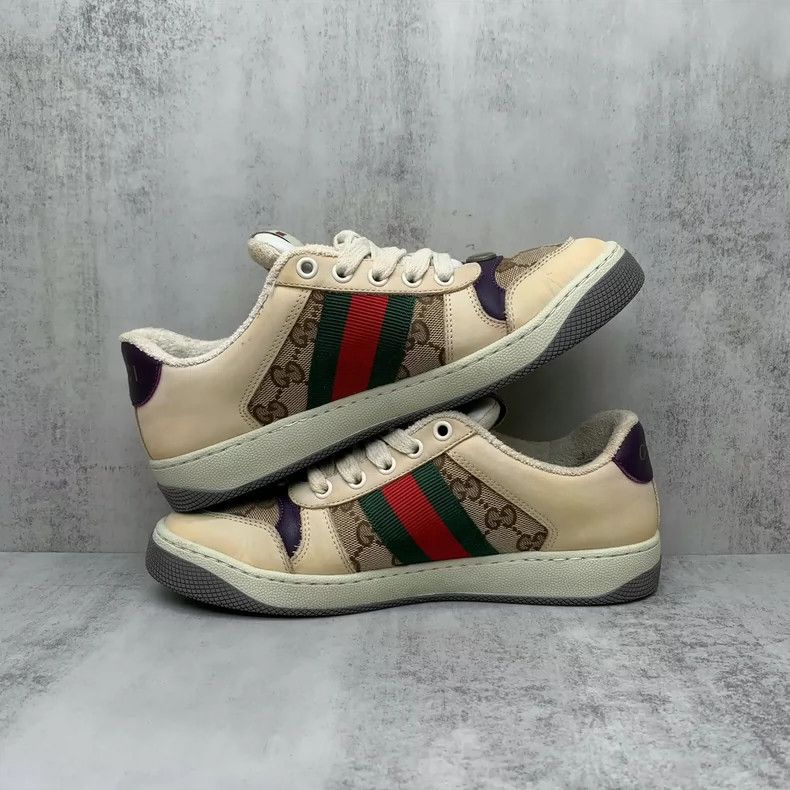 Gucci Gucci Brown Sneakers Size 36.5 for Sale Size US 5 / EU 37 - 3 Thumbnail