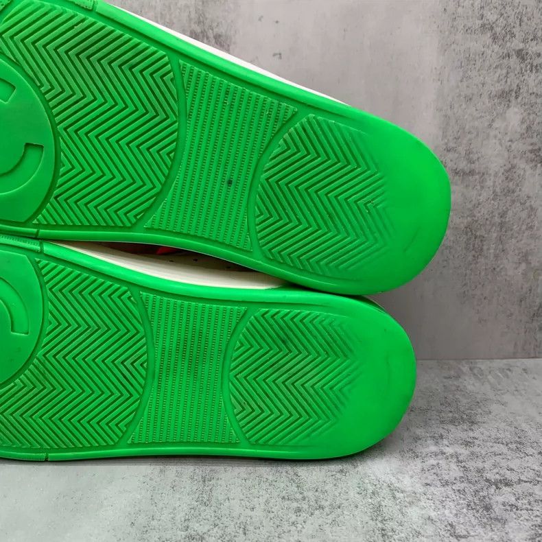 Chanel Chanel White Sneakers with Neon Accents Size US 8 / IT 38 - 9 Thumbnail