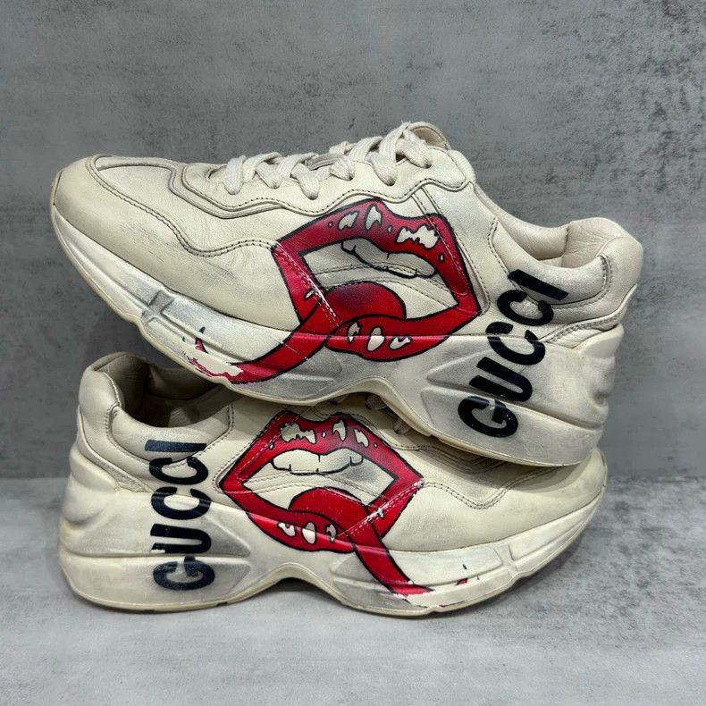 Gucci Gucci Red Lip Old Daddy Shoes Size 35.5 Size US 7 / IT 37 - 2 Thumbnail