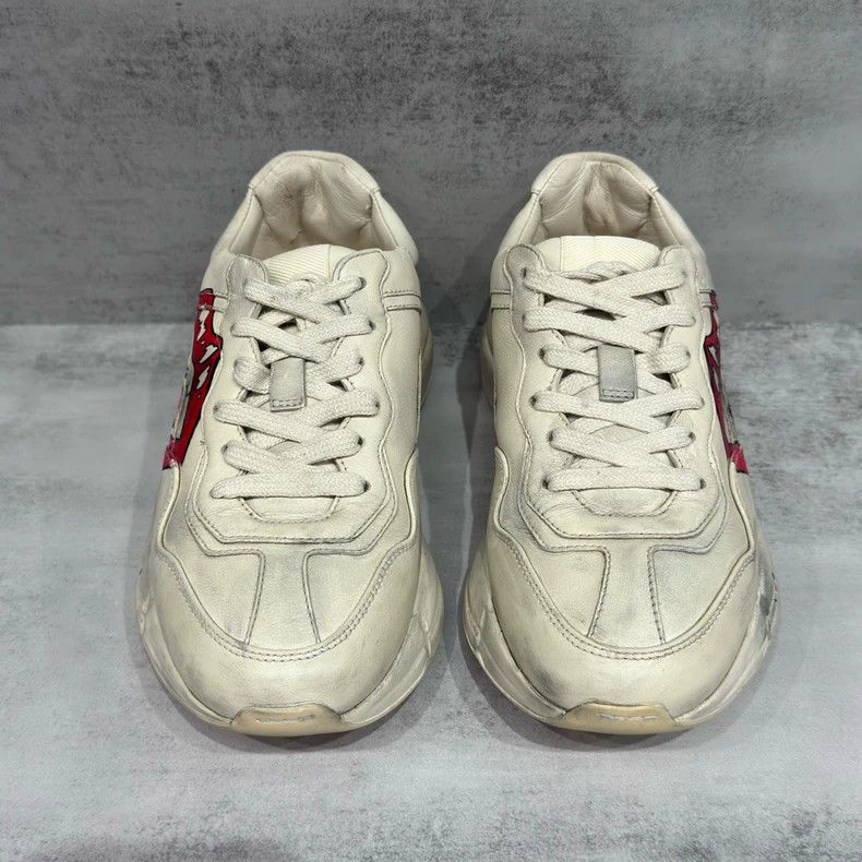 Gucci Gucci Red Lip Old Daddy Shoes Size 35.5 Size US 7 / IT 37 - 4 Thumbnail