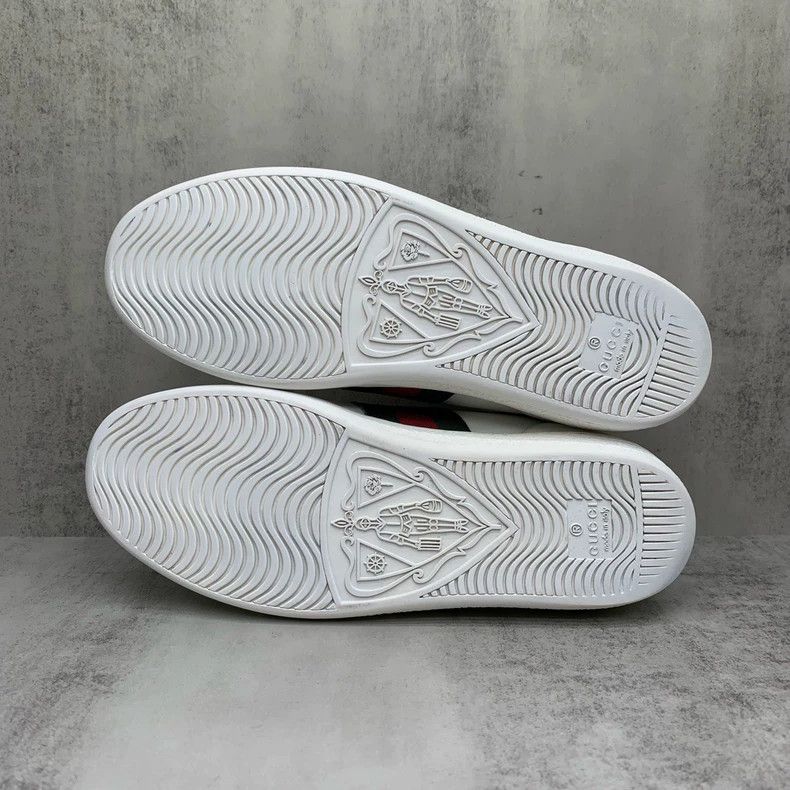 Gucci Gucci White Bee Sneakers Size 35 Size US 6 / IT 36 - 7 Thumbnail