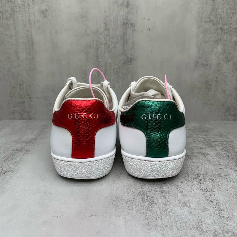 Gucci Gucci White Bee Sneakers Size 35 Size US 6 / IT 36 - 5 Thumbnail