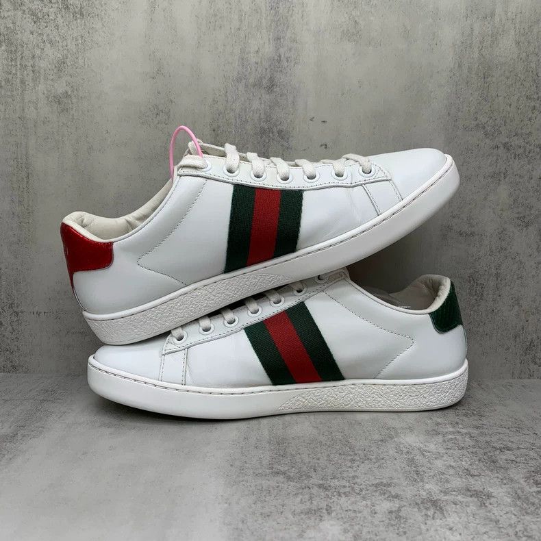 Gucci Gucci White Bee Sneakers Size 35 Size US 6 / IT 36 - 3 Thumbnail