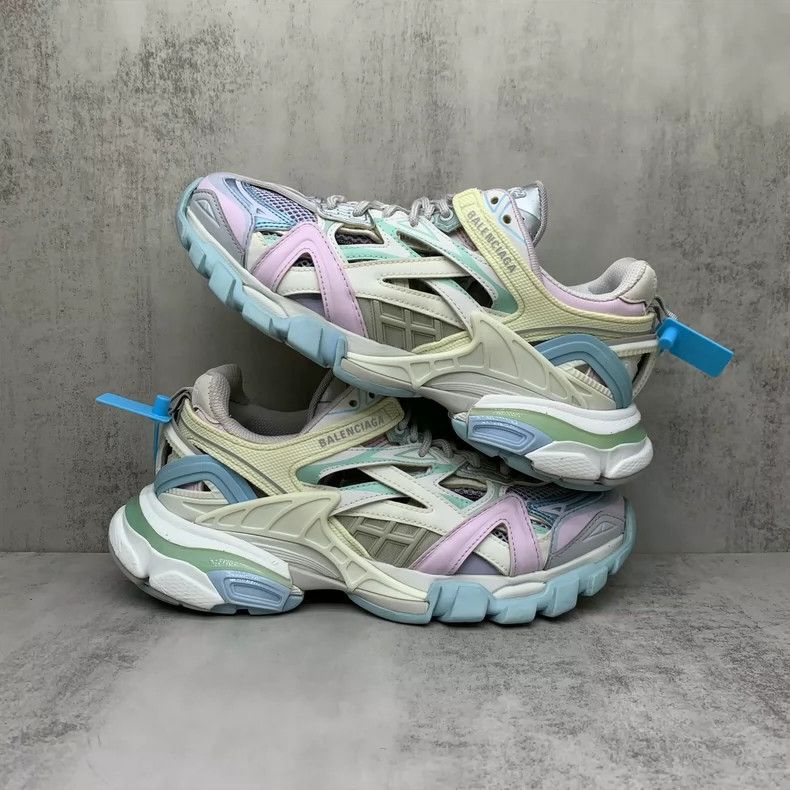 Balenciaga Balenciaga Track 2.0 Sneakers in Pastel Colors Size US 6 / IT 36 - 2 Thumbnail
