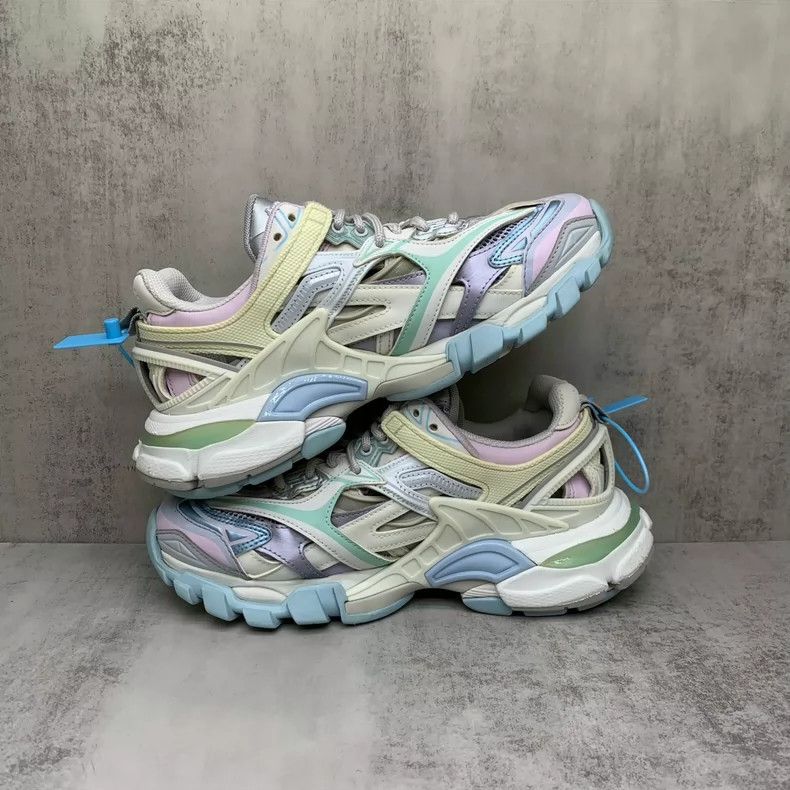 Balenciaga Balenciaga Track 2.0 Sneakers in Pastel Colors Size US 6 / IT 36 - 3 Thumbnail