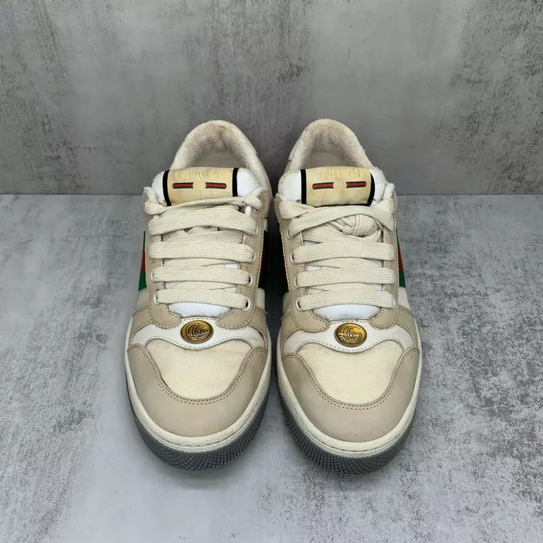 Gucci Gucci Beige Sneakers Size 37 Size US 8 / IT 38 - 4 Thumbnail
