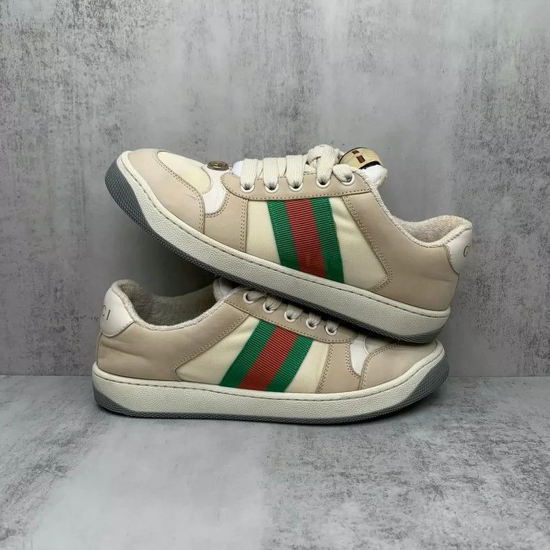 Gucci Gucci Beige Sneakers Size 37 Size US 8 / IT 38 - 2 Thumbnail