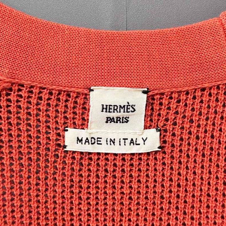 Hermes Short Sleeve Knit Cardigan by HERMES Size S / US 4 / IT 40 - 4 Thumbnail