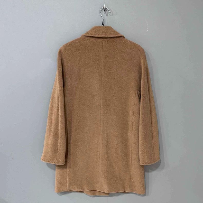 Max Mara MaxMara Pure Wool Lapel Coat Size S / US 4 / IT 40 - 3 Thumbnail