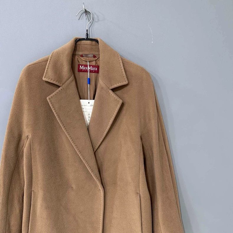 Max Mara MaxMara Pure Wool Lapel Coat Size S / US 4 / IT 40 - 2 Thumbnail
