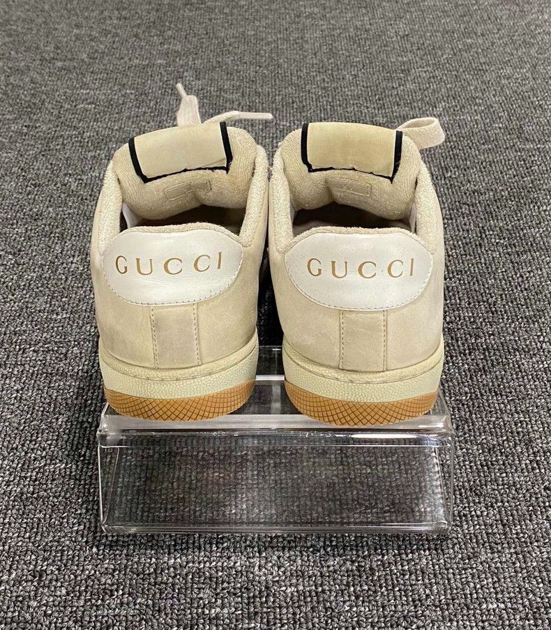 Gucci Gucci White and Pink Dirty Sneakers Size US 6 / IT 36 - 5 Thumbnail