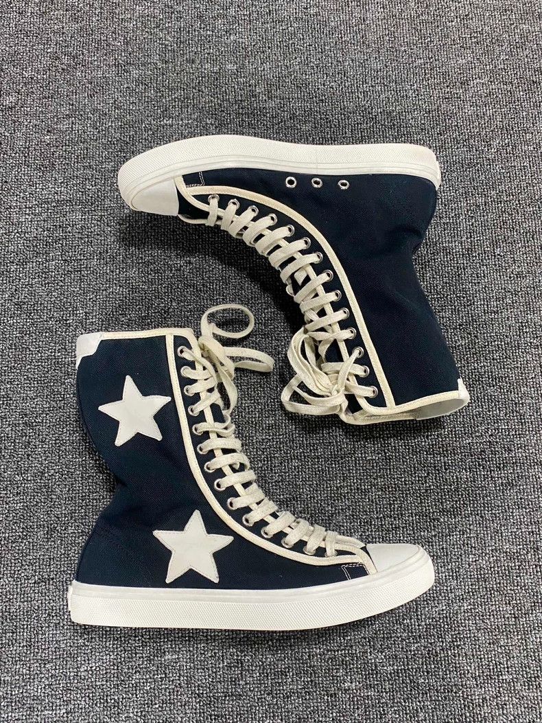 Yves Saint Laurent Saint Laurent High-Top Canvas Sneakers Size US 7.5 / EU 40-41 - 3 Thumbnail