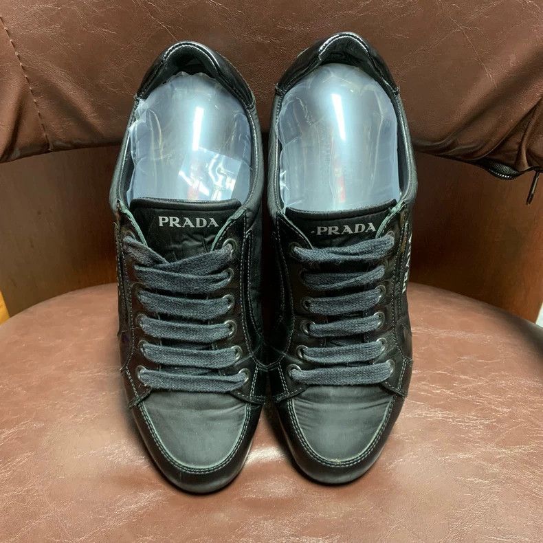 Prada Prada Logo Sneakers with Minor Wear Size US 6 / IT 36 - 2 Thumbnail