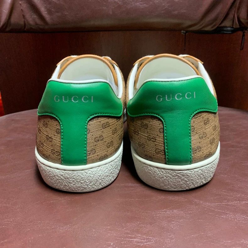 Gucci Gucci Mickey Mouse Low-Top Sneakers in Beige Size US 8 / IT 38 - 6 Thumbnail