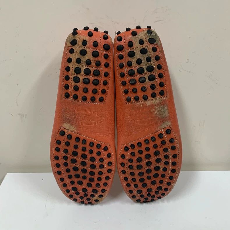 Tod's Orange Tod's Moccasin Shoes Size 38 Size US 7 / IT 37 - 7 Thumbnail