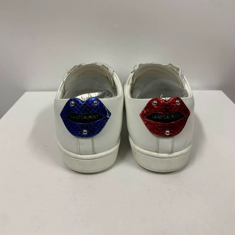 Saint Laurent Paris Classic Saint Laurent White Sneakers for Women Size US 6 / IT 36 - 6 Thumbnail