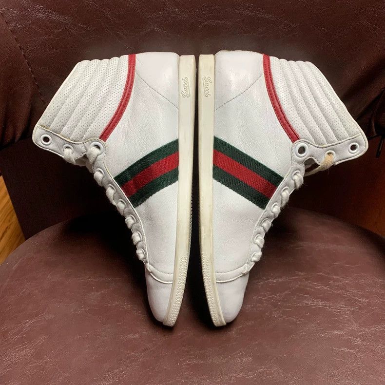 Gucci Gucci High-Top Sneakers with Light Wear Size US 10 / EU 43 - 5 Thumbnail