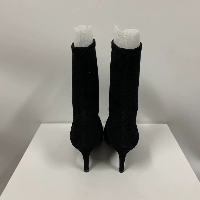 Stuart Weitzman Stuart Weitzman Black Suede High Heels Size US 7 / IT 37 - 6 Thumbnail