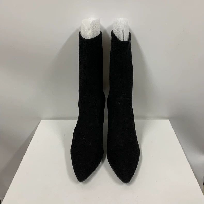 Stuart Weitzman Stuart Weitzman Black Suede High Heels Size US 7 / IT 37 - 3 Thumbnail