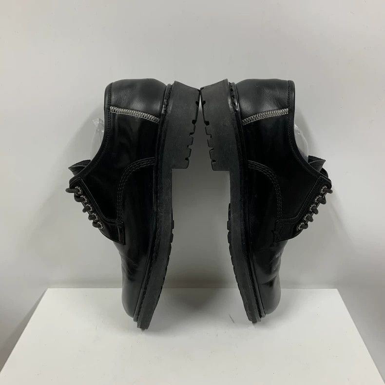 Dior Dior Black Leather Dress Shoes Size 39.5 Size US 8 / IT 38 - 4 Thumbnail