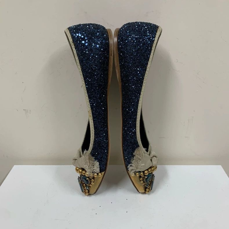 Miu Miu Miu Miu Decorative Gem Flats Size 36.5 Size US 6 / IT 36 - 5 Thumbnail