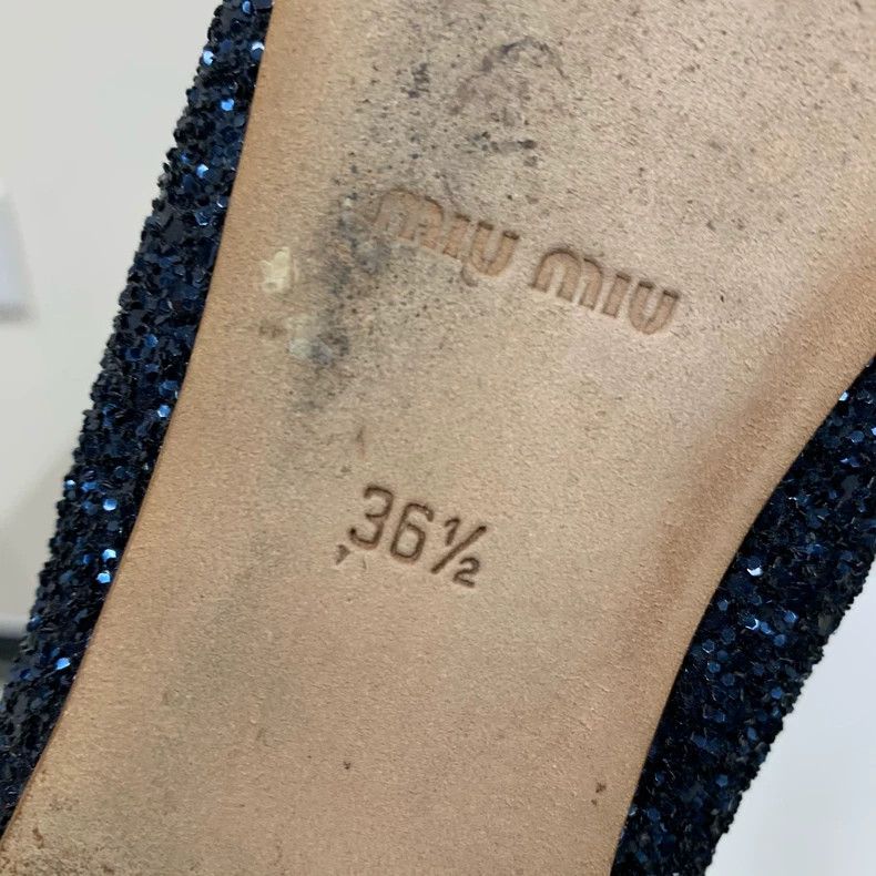 Miu Miu Miu Miu Decorative Gem Flats Size 36.5 Size US 6 / IT 36 - 8 Thumbnail