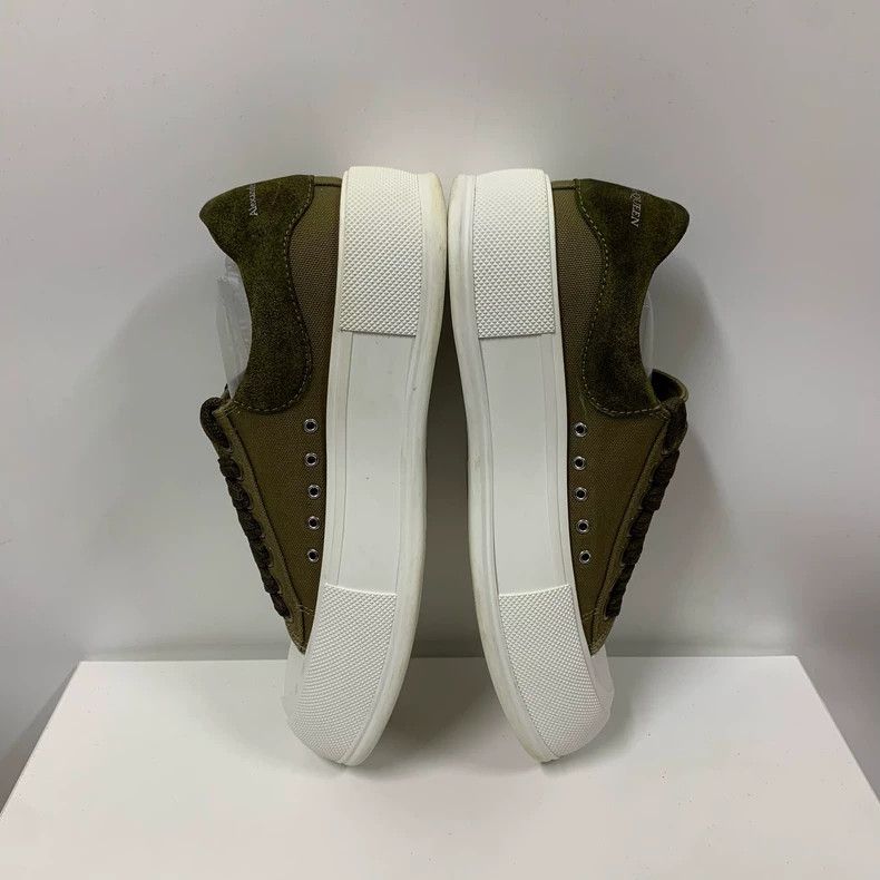 Alexander McQueen Alexander McQueen Low-top Sneakers in Olive Green Size US 8 / IT 38 - 5 Thumbnail