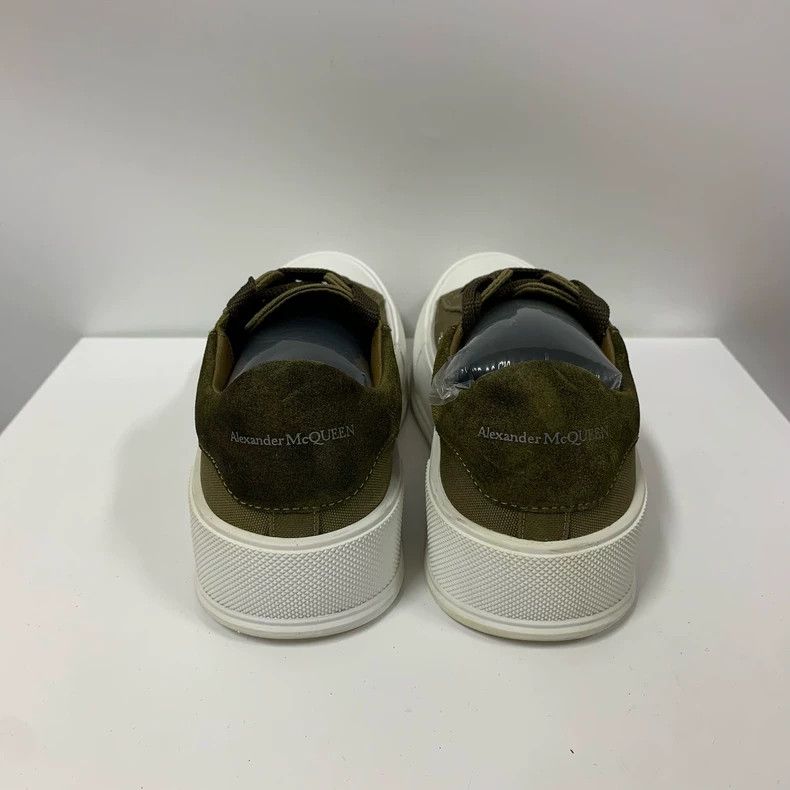 Alexander McQueen Alexander McQueen Low-top Sneakers in Olive Green Size US 8 / IT 38 - 6 Thumbnail