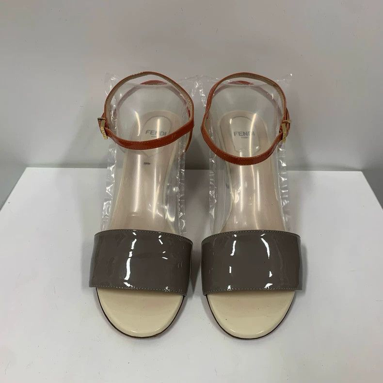 Fendi Fendi Patent High Heel Strap Sandals Size 37 Size US 6 / IT 36 - 3 Thumbnail
