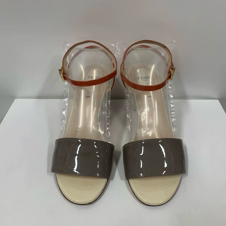Fendi Fendi Patent High Heel Strap Sandals Size 37 Size US 6 / IT 36 - 2 Thumbnail