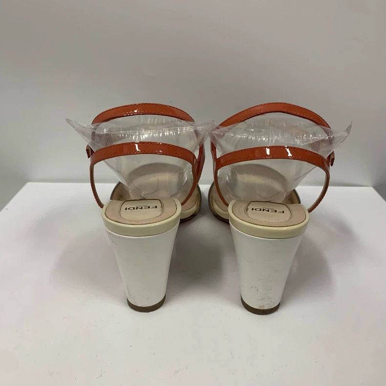 Fendi Fendi Patent High Heel Strap Sandals Size 37 Size US 6 / IT 36 - 6 Thumbnail