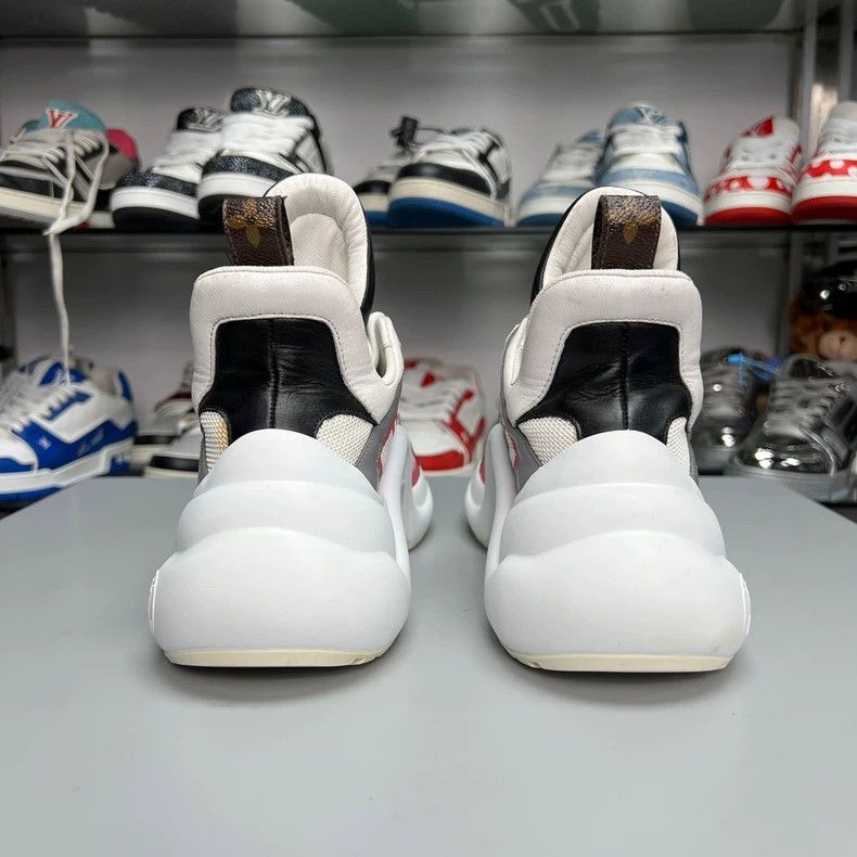 Louis Vuitton Stylish White and Red LV Dad Sneakers Size US 6 / IT 36 - 5 Thumbnail