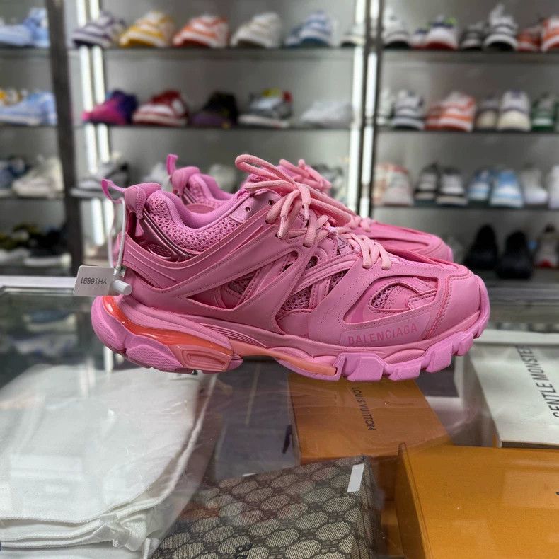 Balenciaga Balenciaga Track Sneakers in Pink Size US 7 / IT 37 - 2 Thumbnail