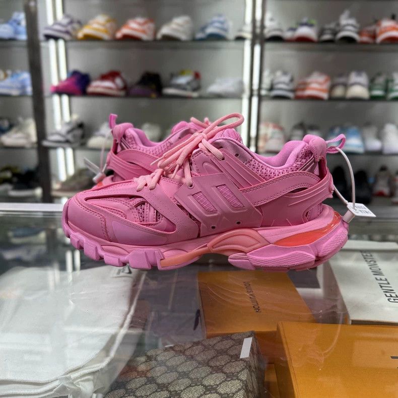 Balenciaga Balenciaga Track Sneakers in Pink Size US 7 / IT 37 - 5 Thumbnail