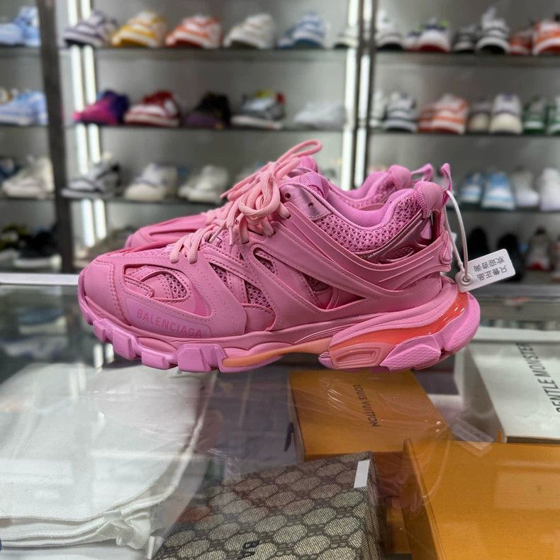 Balenciaga Balenciaga Track Sneakers in Pink Size US 7 / IT 37 - 3 Thumbnail