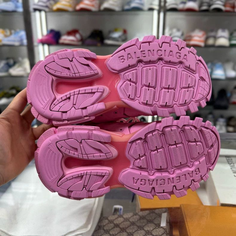 Balenciaga Balenciaga Track Sneakers in Pink Size US 7 / IT 37 - 7 Thumbnail