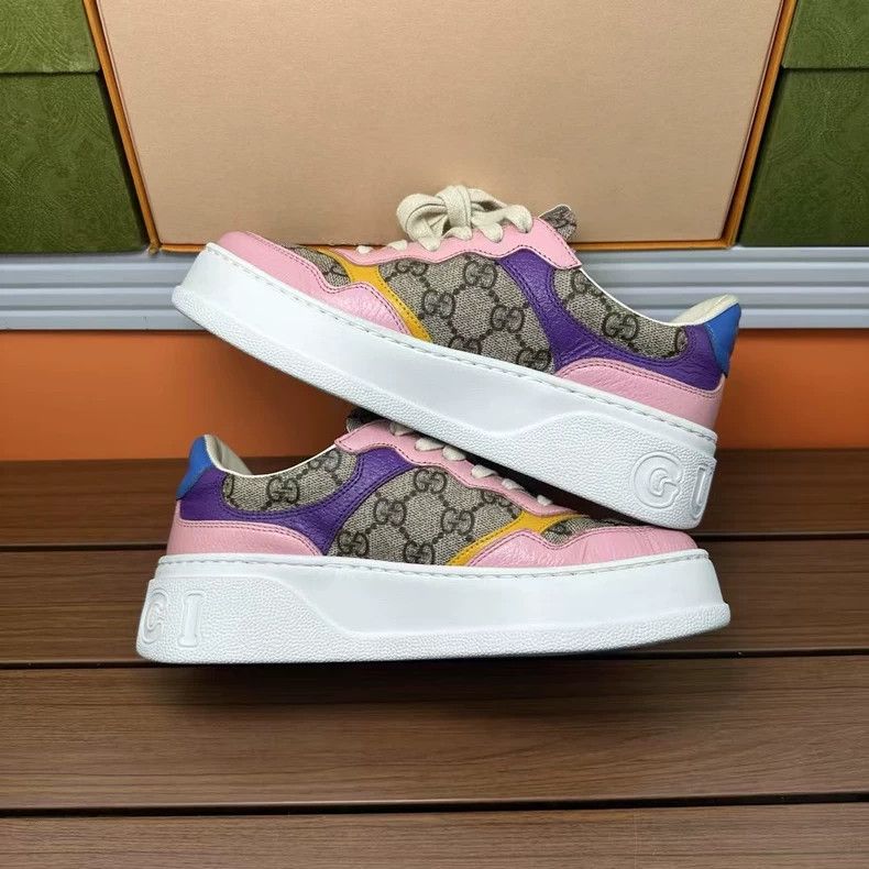 Gucci Gucci Multi-Color Sneakers Size 36.5 Size US 6 / IT 36 - 2 Thumbnail