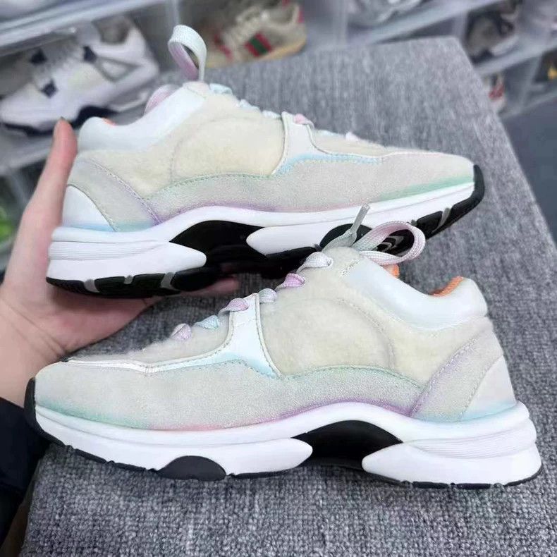 Chanel Chanel Colorful Suede Sneakers for Women Size US 7 / IT 37 - 2 Thumbnail