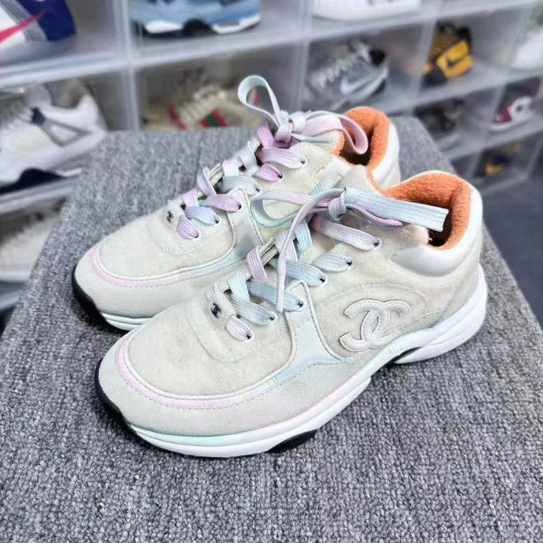 Chanel Chanel Colorful Suede Sneakers for Women Size US 7 / IT 37 - 7 Thumbnail