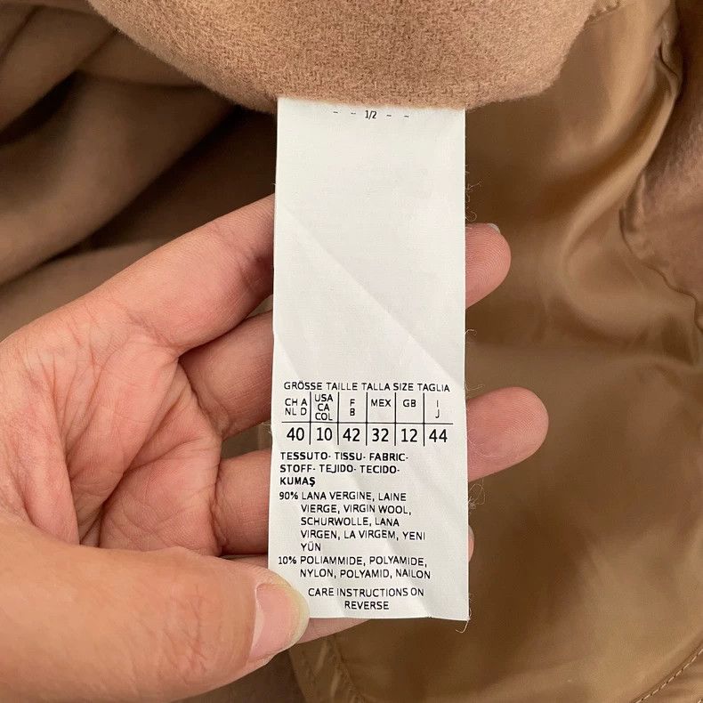 Max Mara Maxmara Long Wool Robe with Hoodie Size L / US 10 / IT 46 - 3 Thumbnail